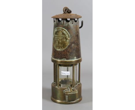 An Eccles miners safety lamp.