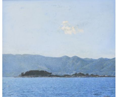 Christopher Cavania Sanders R.A. R.P. A.R.C.A (Lond) (1905-1991) - 'Dubrovnik to Cavtat', signed Sanders, also inscribed with
