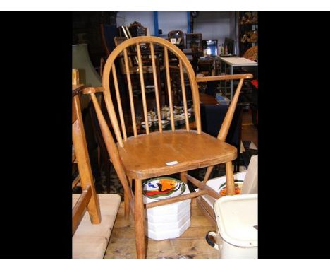 A small proportioned Ercol armchair