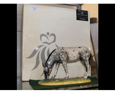 A Royal Doulton ceramic horse with box