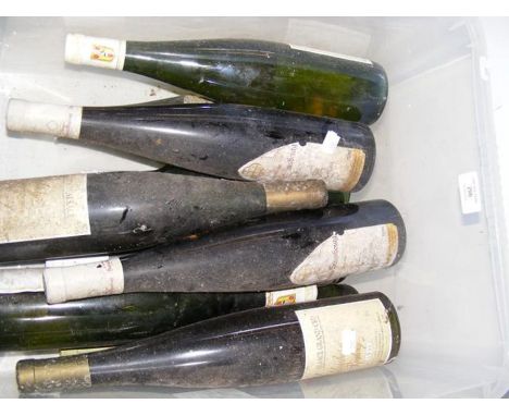A selection of vintage wines 