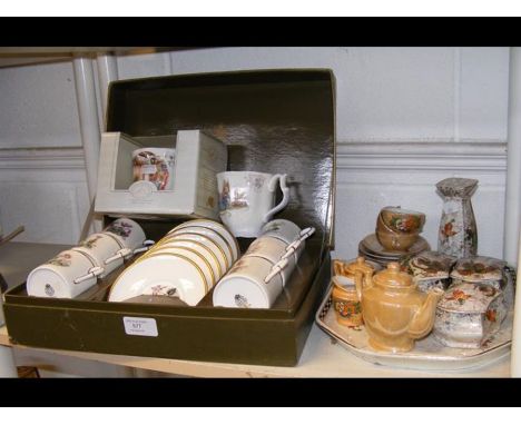 A pair of Royal Doulton 'Brambly Hedge' cups, together with a quantity of Royal Worcester fine bone china and other collectab
