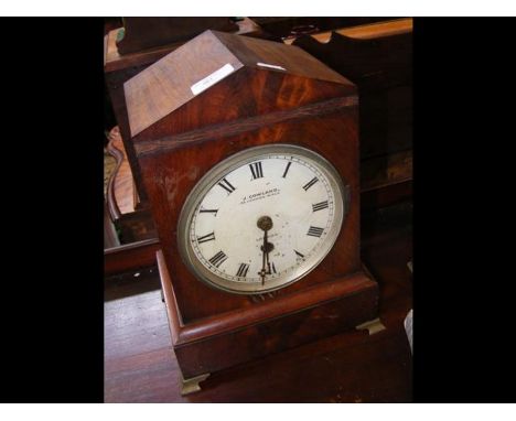 A Gowland of London antique bracket clock - 34cms high