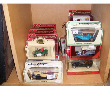 Twenty die cast model vehicles - mostly Matchbox Models of Yesteryear 