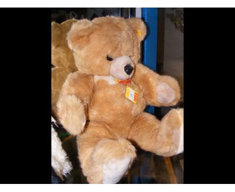 A Steiff 'Molly' teddy - 62cms with button and labels