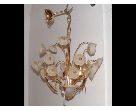 A modern ceiling light 
