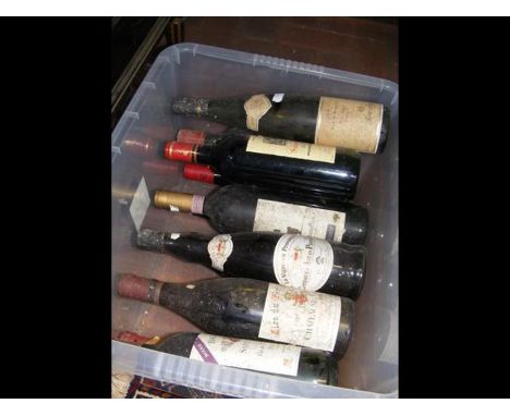 Various vintage wines CONDITION REPORT.