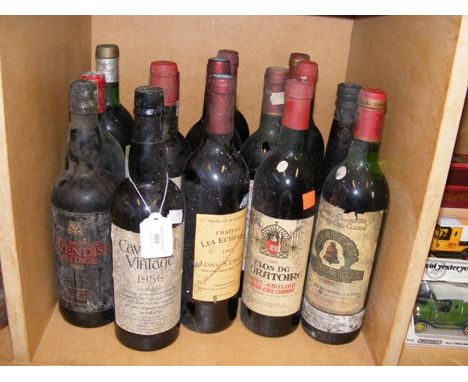 Fifteen bottles of vintage wine CONDITION REPORT.