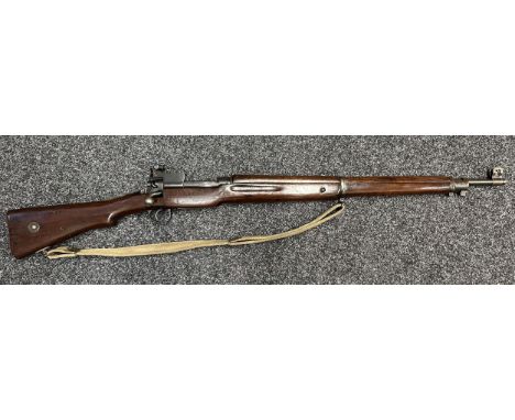 Section 1 Firearm: .303 Enfield P14 Rifle by Winchester serial number W24530. 680mm long barrel. Overall length 117cm. Fitted