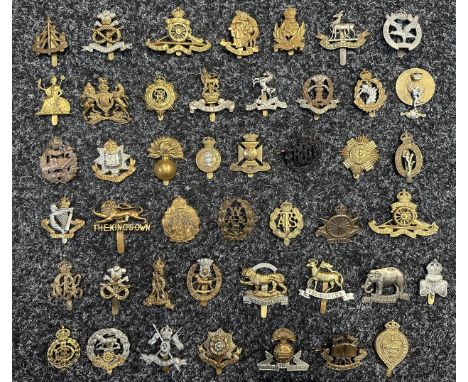 WW2 British Cap Badge Collection to include: Recce Corps, North Staffs, Honourable Artillery Company, Artists Rifles, Royal W