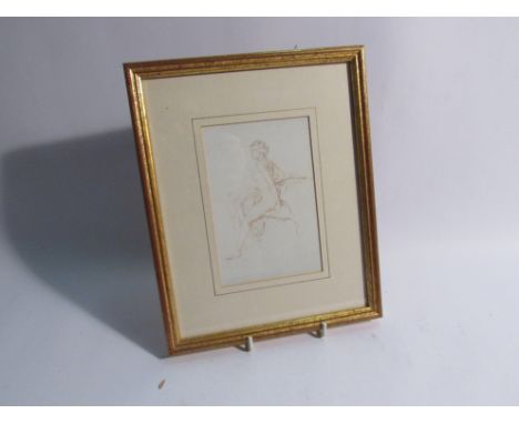 After William Russell Flint nude female print, 15cm x 10cm