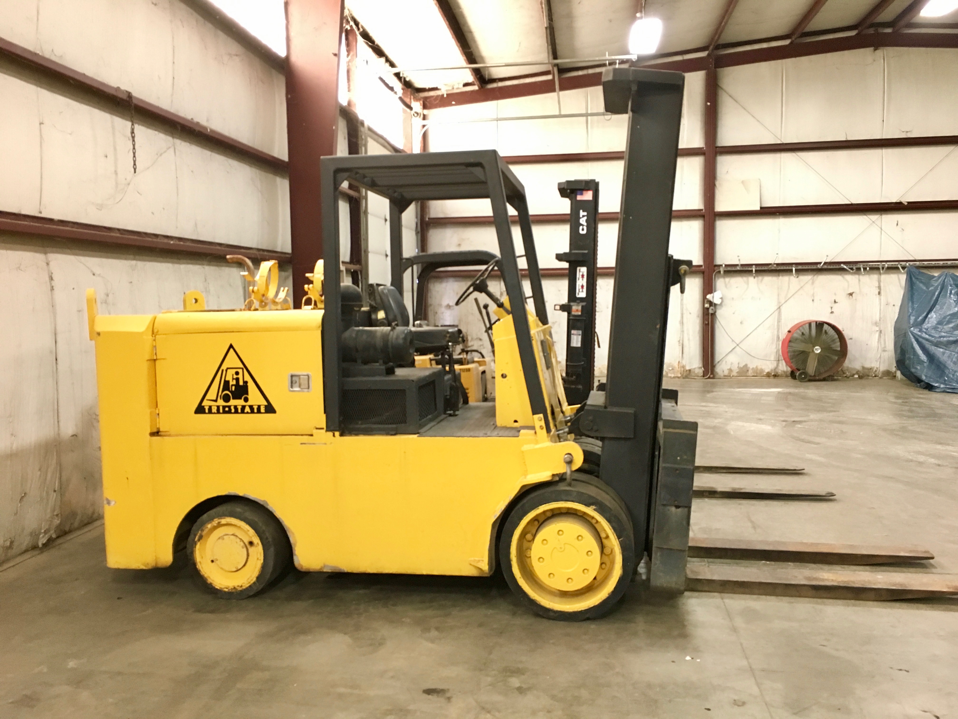 SILENT HOIST 20,000 LB. CAPACITY FORKLIFT; MODEL FKS12, LP, 2SPEED, 72