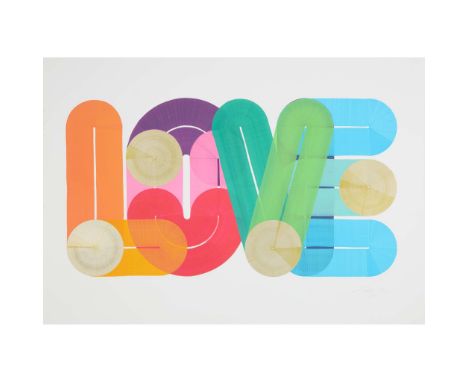  DAVE TOWERS (BRITISH CONTEMPORARY) LOVE, 2022 Giclée print with hand-finishing, ed. 10, signed and dated in pencil to margin