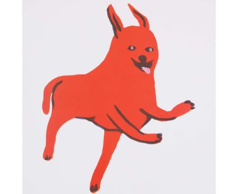 DAVID SHRIGLEY O.B.E. (BRITISH B.1968) DO WHAT YOU LOVE, 2021 Off-set lithograph, ed. 200, signed in black ink verso the she