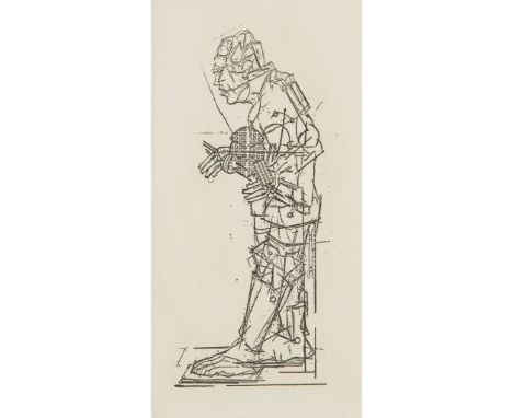  EDUARDO PAOLOZZI K.B.E., R.A., H.R.S.A. (SCOTTISH 1924-2005) THE ARTIST AS HEPHAESTUS - 1987 Etching, 95/100, signed, dated 
