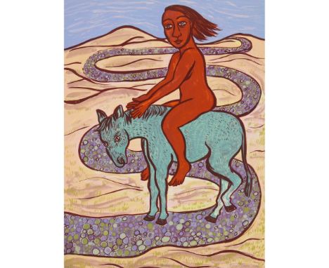  EILEEN COOPER O.B.E., R.A. (BRITISH B.1953) ECHO, 2004 Screenprint, PP III/IV, aside from the edition of 75, signed, dated, 