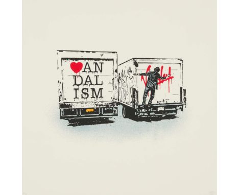  NICK WALKER (BRITISH B.1969) TRUCK PROW WHITE, 2015 Screenprint, 6/30, signed with monogram and numbered in pencil&nbsp; the