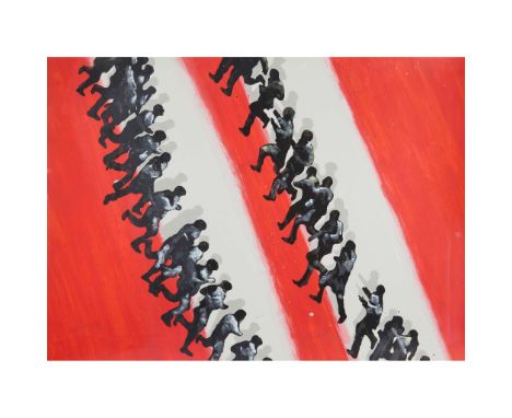  JUAN GENOVÉS (SPANISH 1930-2020) CAMINOS, 2003 Screenprint, P.T. 6/7, signed, dated and editioned in pencil the sheet 71cm x