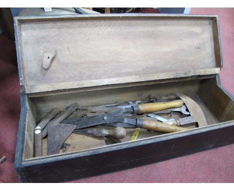 Axes, Shears, Tools in Box
