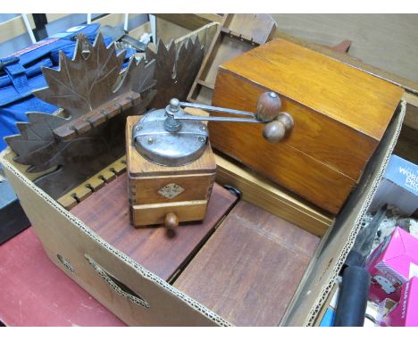 Coffee Grinder, Boxes, etc:- One Box