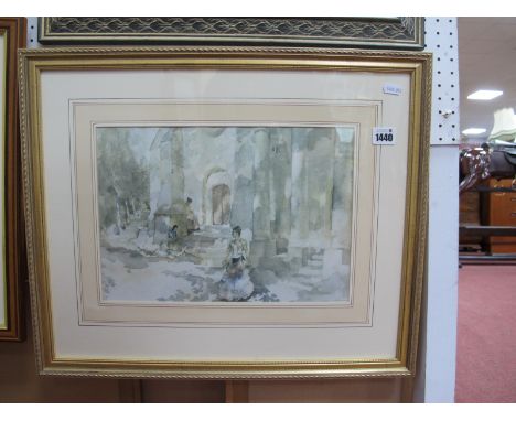 William Russell Flint Print, gilt framed, overall size 54 x 45cm.