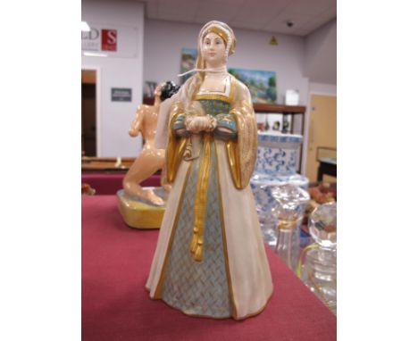 A Royal Worcester 'Ann Boleyn' Figurine 2652, 22 cm high.