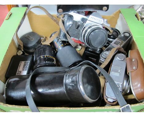 Praktica LTL, Agfa and Kodak Cameras, Praktica 1:3.5 Sunaction 1:4.5 and Photax-Paragon 1:2.8 lens, etc.