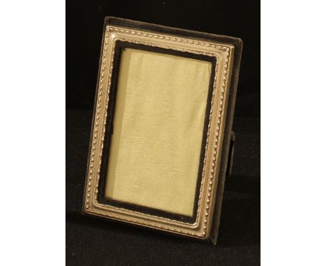 An Elizabeth II silver rectangular easel photograph frame, Birmingham 1981 
