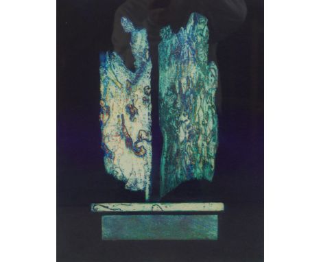 Brenda Hartill (20th century), Meltdown I, limited edition 40/100 pencil signed coloured print, framed. H.80 W.64cm 