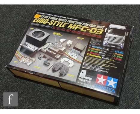 A Tamiya 56523 1:14 scale Tractor Truck Multi-function Control Unit 'Euro-Style' MFC-03, boxed. 