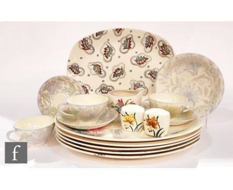 Six Midwinter Stylecraft 'Fashion Tableware' meat plates, patterns comprising Autumn, Quite Contrary, Shalimar, Harmony, Cheq