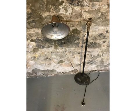 Vintage 1950s angle lamp, standing 1 meter tall. 