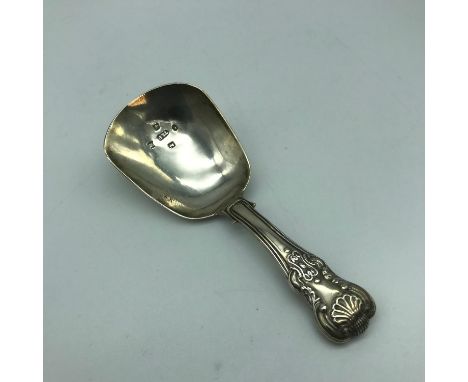 A Victorian Birmingham silver caddy spoon, Makers Taylor &amp; Perry. Dated 1845 
