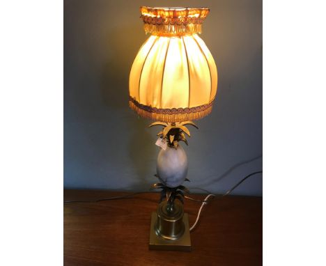 Ormolu pineapple shaped lamp 