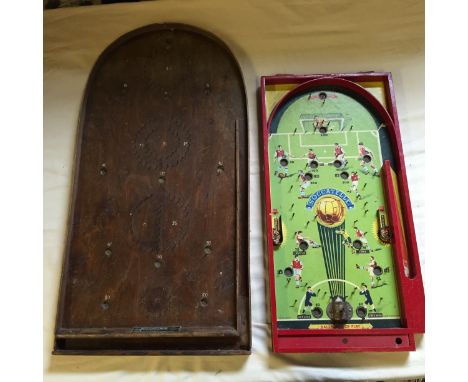 Two Bagatelle boards one Socatelle Chad Valley the other Corinthian 10