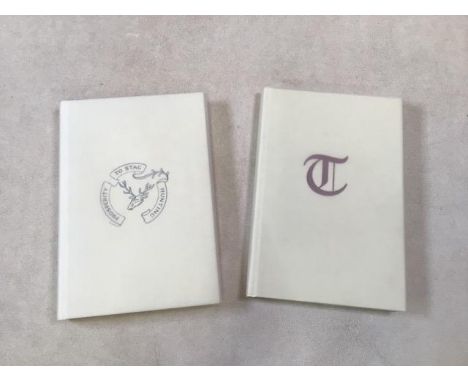 Two Limited Edition books signed by the author Jeremy Whitehorn. Local Hunt Histories: A History of the Devon &amp; Somerset 