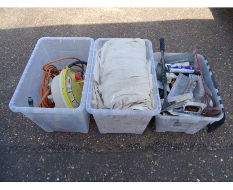 Decorating tools, dust sheets and wallpaper steamer etc&nbsp;