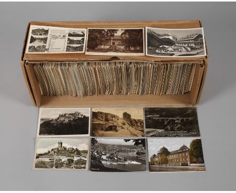 Sammlung Ansichtskarten Deutschland1930er bis 1950er Jahre, ca. 1400 vorwiegend topographische Ansichtskarten Deutschland, da