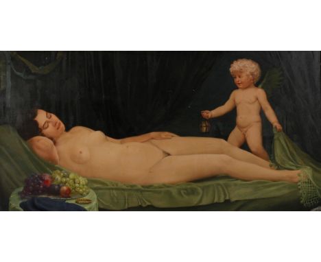 Max Frohberg, Amor und PsycheDarstellung der mythologischen Geschichte des in Liebe zur irdischen, aber überaus schönen König