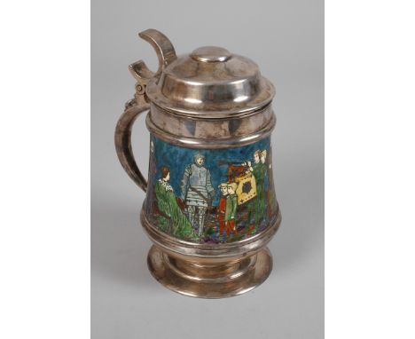 Liberty &amp; Co. Silberhumpen Cymric1903, Silber gepunzt mit Lion Passant, Stadtpunze Birmingham, Jahresbuchstabe d für 1903