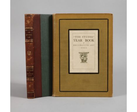 Zwei Bände The Studio Yearbookof Decorative Art, Ausgaben 1909 und 1911, New York Offices of the International Studio, Format