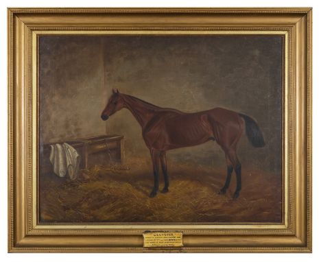 STYLE OF SAMUEL SPODE (19TH CENTURY)Portrait of 'Cloister', Winner of the 1893 Grand NationalOil on canvas, 70 x 92cm