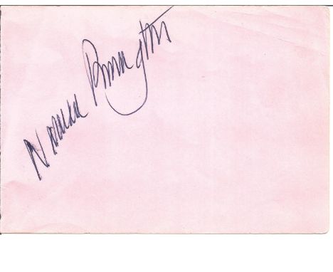 Norman Rossington signed album page approx 5 x 4 inches. Norman Rossington 24/12/1928 to 21/5/1999 was an English actor best 