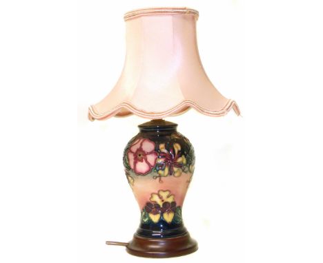 Moorcroft lamp and shade Condition reports are not available for Interiors sales.