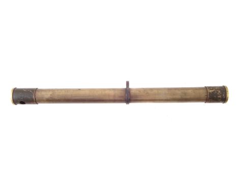 WWI trench mortar periscope MkI No. 388 P &amp; J back Ltd London, broad arrow stamped. 44cm long Condition reports are not a