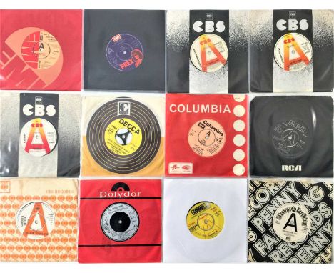 PROMOS / DEMOS - 7" COLLECTION. A collection of 50 x 7", 1 x acetate and 1 x picture disk. Artists/ Titles include Bullet Tra