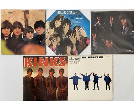 ROLLING STONES/ BEATLES/ KINKS - LP PACK. A stunning pack of 5 classic rock LPs. Artists/ titles include The Rolling Stones i