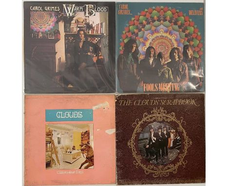 CAROL GRIMES/CLOUDS - LP RARITIES. Making no bones about this cool selection of 4 x LPs. Titles are Carol Grimes  (x2) - Caro