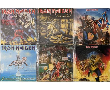 IRON MAIDEN/ HEAVY ROCK &amp; METAL - LP COLLECTION. A quality collection of 36 heavy rock &amp; metal LPs/ including a small