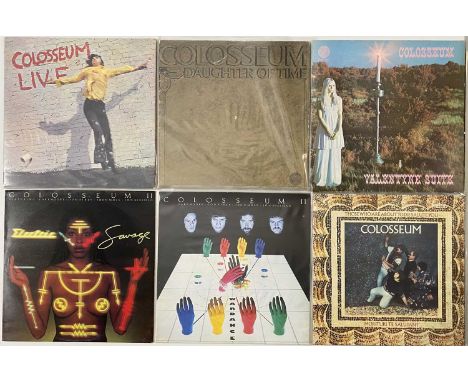 COLOSSEUM - LPs. Great pack of 8 x LPs from Colosseum. Titles are Valentyne Suite (UK og large swirl 'Philips Record Product'